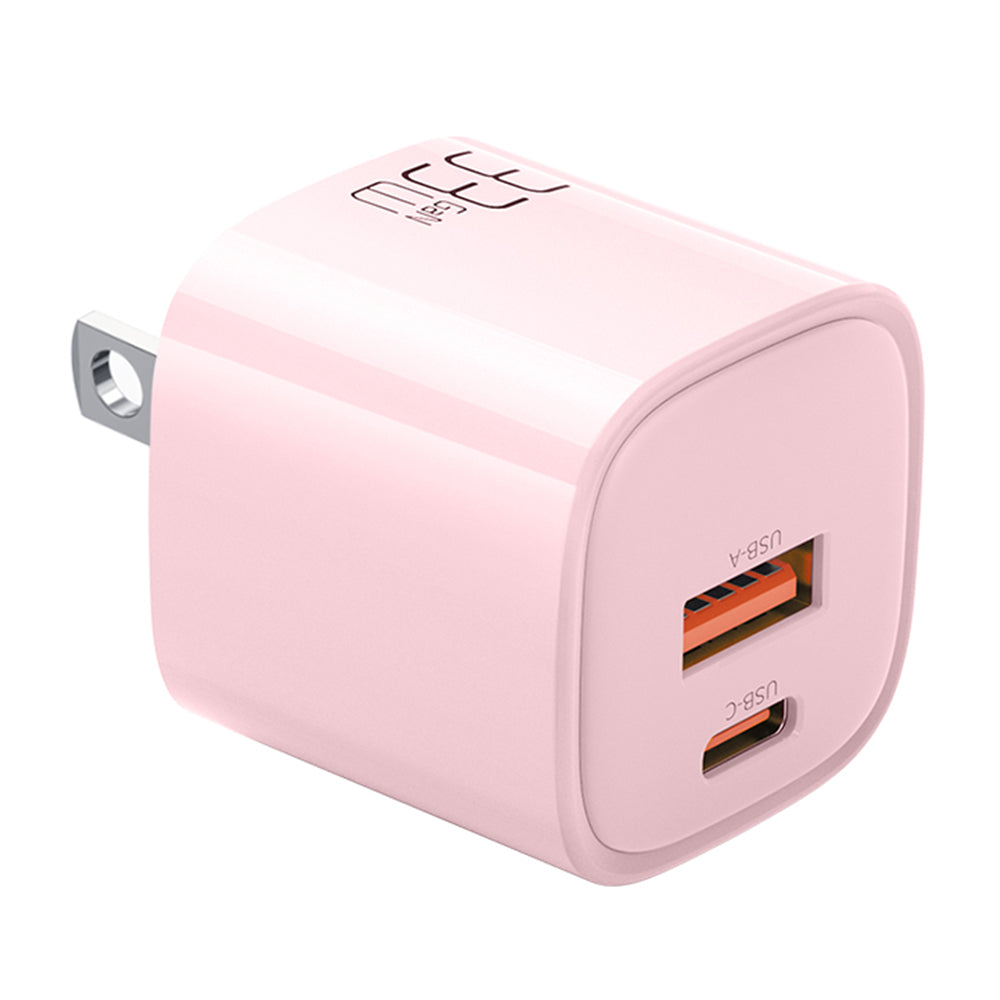 MCDODO MDD Nano Series PD 33W Adaptér rychlého nabíjení USB-A Type-C Duální nástěnná nabíječka MCDODO MDD Nano Series PD 33W Adaptér rychlého nabíjení USB-A Type-C Duální nástěnná nabíječka